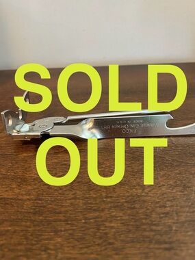 SOLD Vintage Ekco Miracle Can Bottle Opener Model 885 Made in USA Camping Preppe